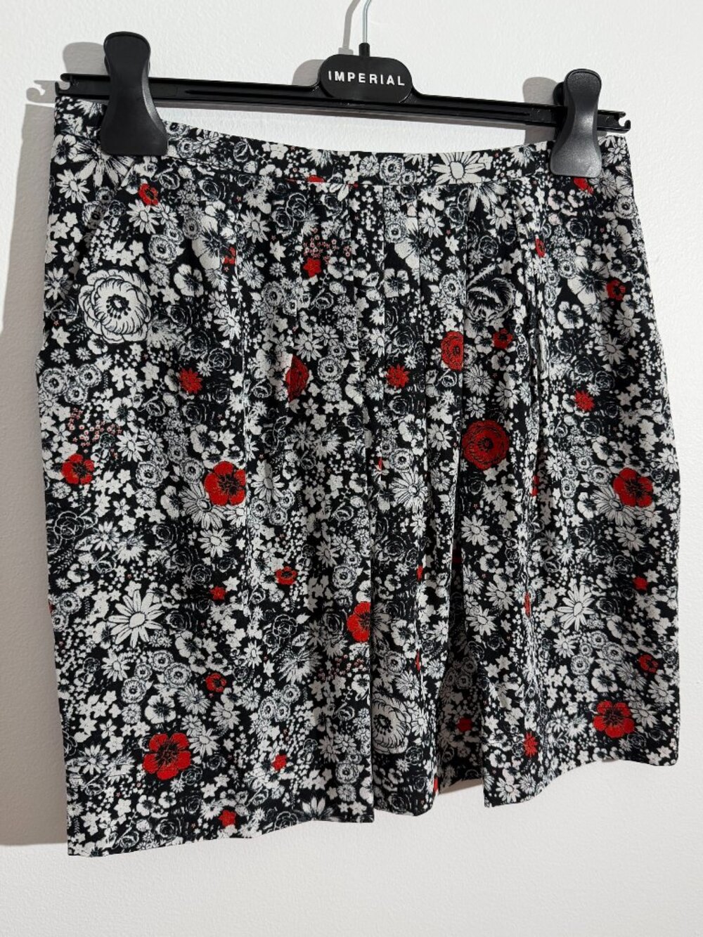 Zadig & Voltaire Floral Jolie Print 100% Silk Mini Skirt